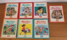 Lot de 7 anciens livres Martine, Années 60 Et 70