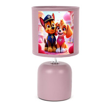 LAMPE DE CHEVET  PAT PATROUILLE ROSE