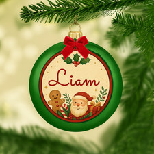 Boule de Noël personnalisée