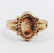Bague chevalière victorienne