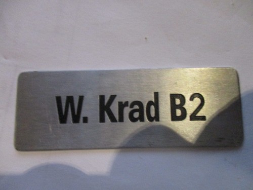 Plaque bouclier bmw r75 - plaque,