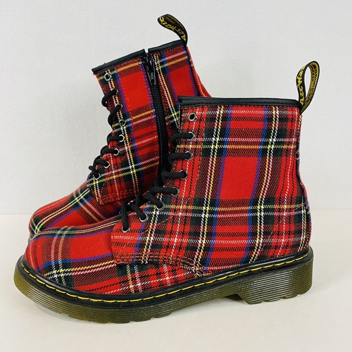 Martens 1460 tartan boots - tartan, j