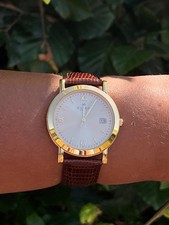 Montre Clyda Paris, plaque or avec pile