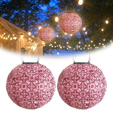 Lampion Solaire Exterieur, 2 Pièce Lampions Solaires dExtérieur, Lanterne de ...
