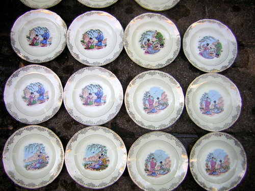 Lot grande assiette - lot, creuse