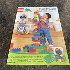 Lego Quatro toy print ad 2005