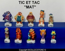 DVO8 SERIE COMPLETE DE FEVES TIC ET TAC MAT-DISNEY