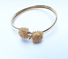 Bracelet Hérisson Niglo rigide alliage doré