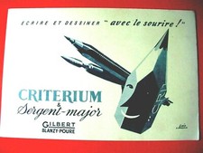 Ancien Buvard Sergent major et