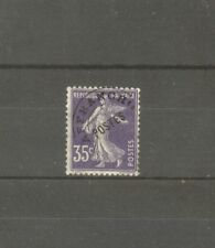 FRANCE STAMP TIMBRE PREOBLITERE N°62 "SEMEUSE LIGNEE 35c PAPIER MINCE"NEUFxx TTB