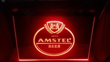 Amstel bar à bière pub club bière LED néon enseigne lumineuse cadeau décorati...