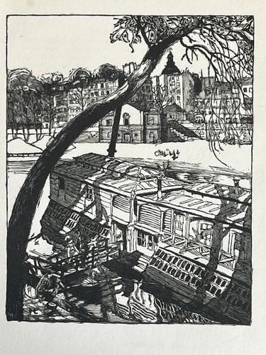 Herbert lespinasse gravure sur - lespinasse,