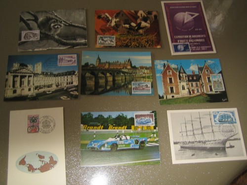 Lot cartes 1er jour - lot, 1973..