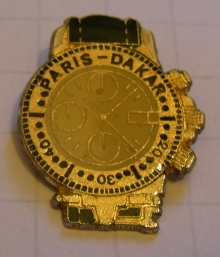 Pin paris dakar watch montre - pin's,