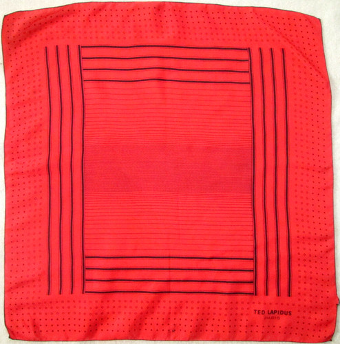 Ted lapidus foulard soie - -,