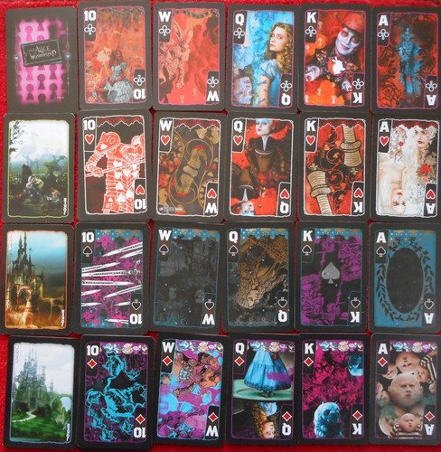Jeu cartes alice in - 52,
