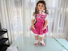 Poupée d'artiste poupée Monika Peter poupée légère en vinyle 83 cm. Excellent...