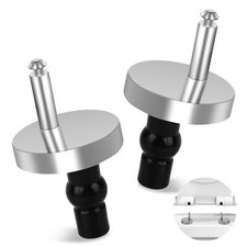 2 Pièces Kit de Fixation Abattant WC Charniere Abattant WC Fixations Cuvette ...