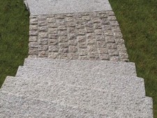 Pave rue Granit cube terrasse sol allee jardin bricolage amenagement jardin TBE