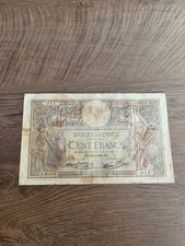 billet de banque N754 france 100 francs luc olivier merson 1939