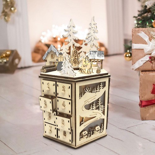 Calendrier avent en bois - l'avent,