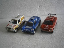 LOT EPAVE VOITURE MINIATURE CITROEN MITSUBISHI SCHLESSER  (Paris Dakar)  1/43