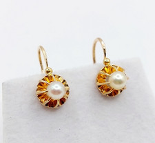 Dormeuses antique or rose 18k