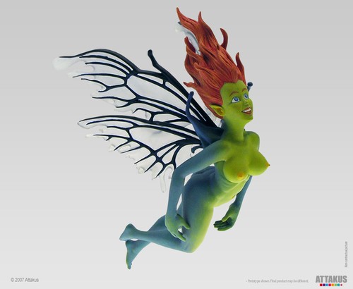 Figurine résine fée line - résine,
