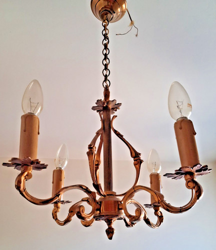 Lustre cage bronze - lustre,