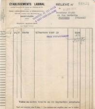 1928 ETS LABINAL A SAINT OUEN