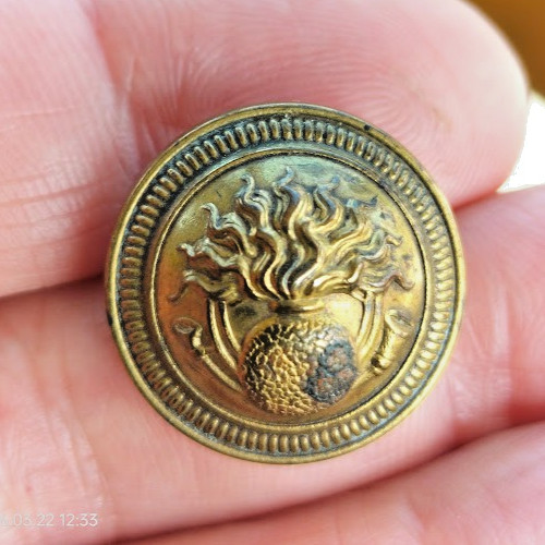 Militaria bouton douanes - militaria., .