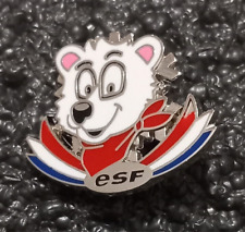 2# Médaille Broche Insigne de Ski ESF OURSON nouvelle version