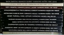 HARMONIA MUNDI - Lot 12 COFFRETS / BOXSETS - Bach, Monteverdi, Charpentier...