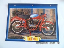 CARTE FICHE MOTO FOLLIS G 30