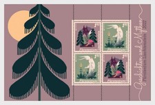 Liechtenstein 2022 Europa Stories Myth legend White Woman evil spirits ms4v mnh