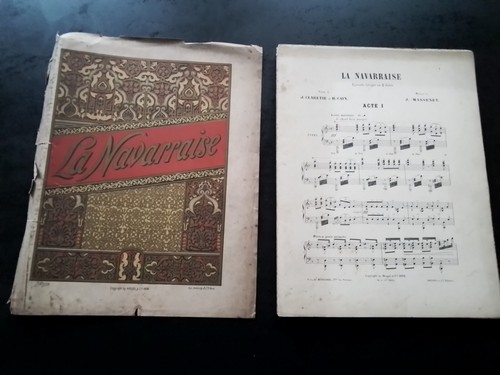 Partition ancienne massenet - partition,
