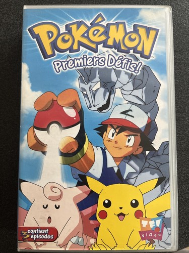 Vhs pokémon premiers défis - vhs,