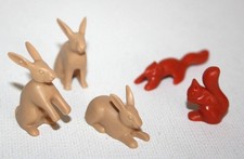 PLAYMOBIL 3896 LOT LAPINS ECUREUILS FORET MAGIQUE CASCADE DES FEES ANIMAL ZOO