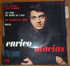 ENRICO MACIAS - S'IL FALLAIT TOUT DONNER ( DISQUE EP 45 TOURS ) - KGT2 -