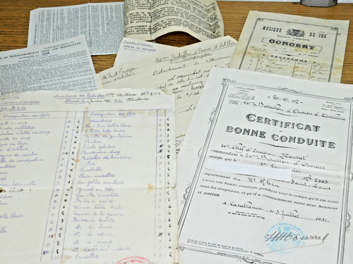 Document militaire regiment - document,