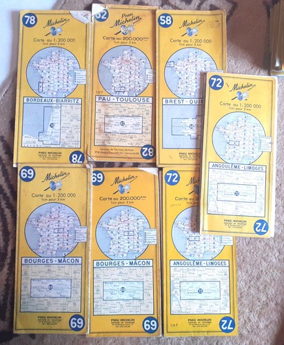 Lot anciennes cartes - anciennes,