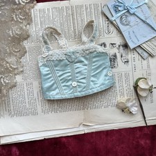 Corset Ancien Bleu Taille 10