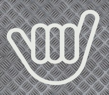 VW NO WORRY HAND 15cmx10,5cm