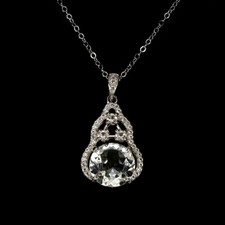 925 Collier en Argent Fin Rond