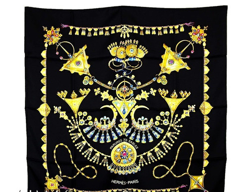 Foulard hermes soie carré - soie,