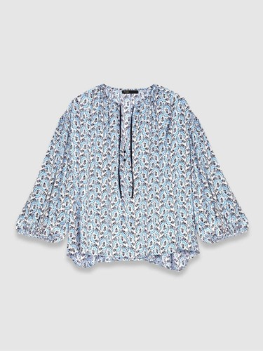 Maje blouse satinée imprimé - maje,