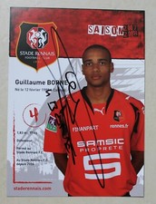 Photo dédicacée. Football Stade Rennais 2007 . SRFC . Guillaume Borne