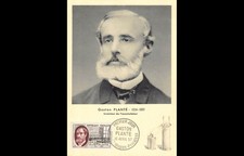 Carte maximum - n° 1095 - Gaston Planté. Accumulateur électrique