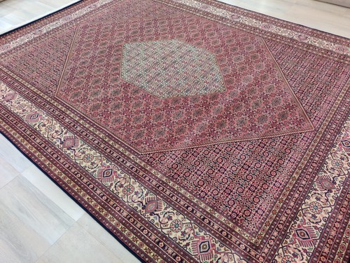 Tapis vintage noué - à, main