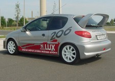 PEUGEOT 206 AILERON / BECQUET / SPOILER STYLE WRC